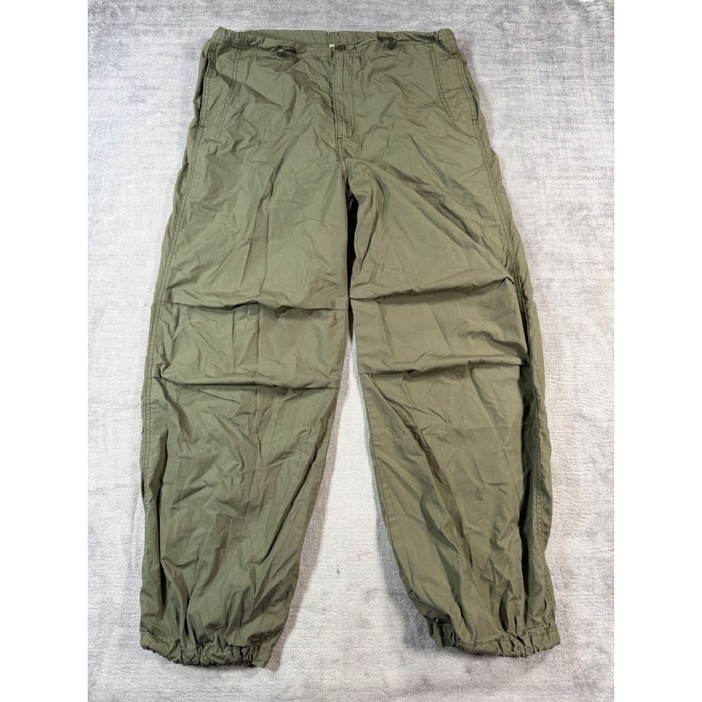 Levis Pants Mens Medium Olive Green Utility Baggy Drawstring Jogger Paratrooper
